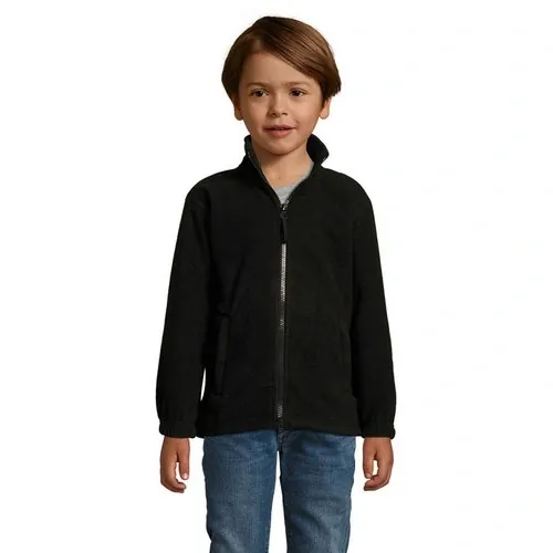 Chaqueta Polar Niño de poliéster Anti Peeling ref S00589 - Front Negronegro Opaco