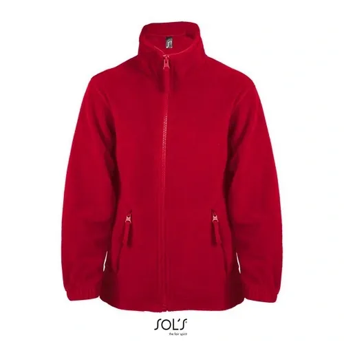 Chaqueta Polar Niño de poliéster Anti Peeling ref S00589 - Rojo