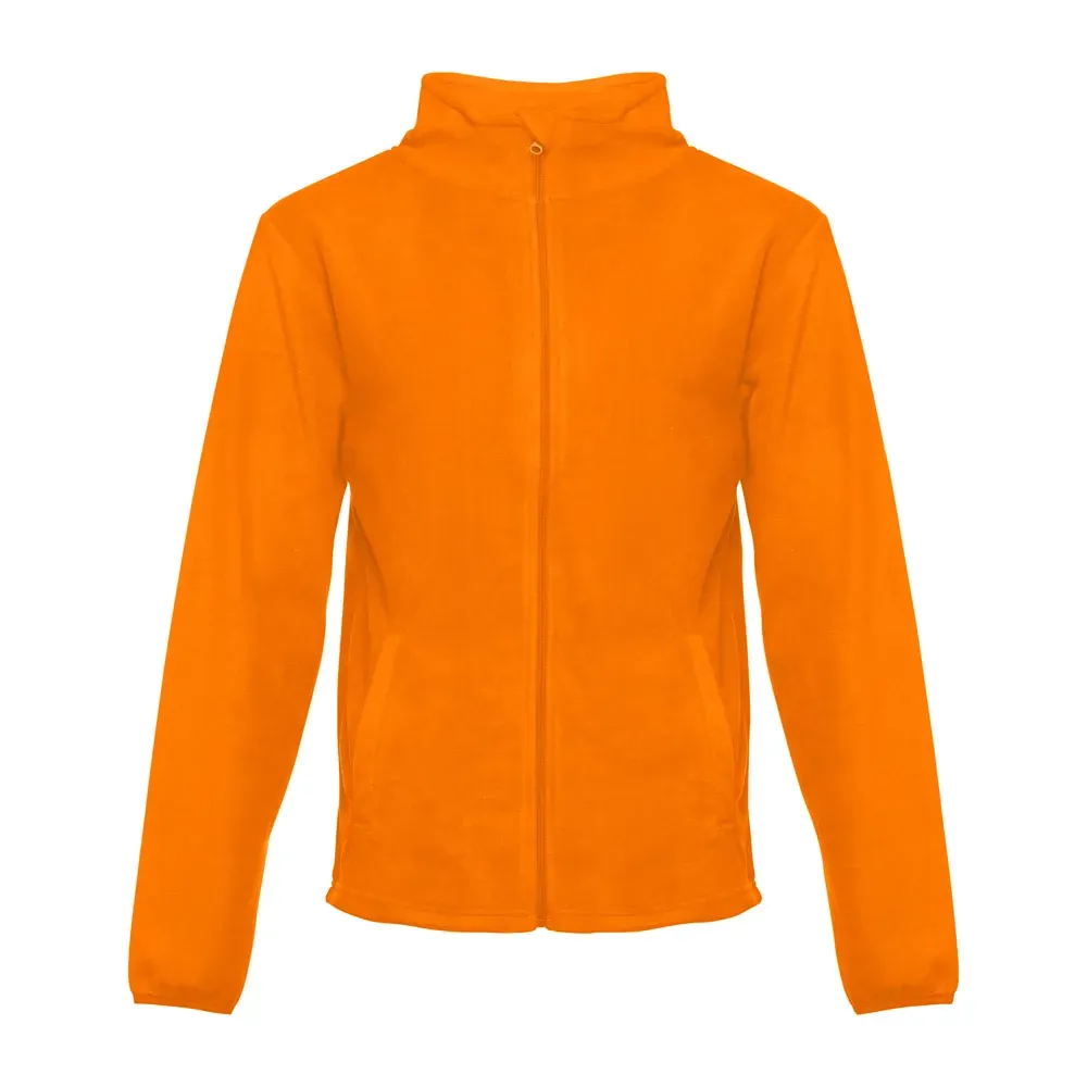 Chaqueta polar unisex con cremallera y bolsillos ref 30164 - Naranja 01