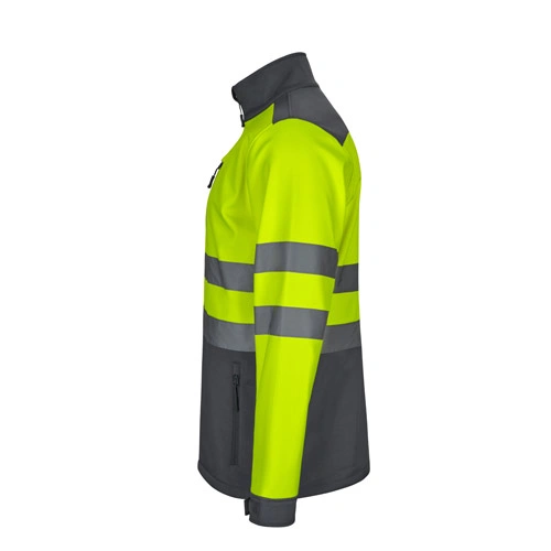 Chaqueta soft shell bicolor (280 g/m²), con forro polar y membrana de TPU, en poliéster (96%) y elastano (4%) ref 36144