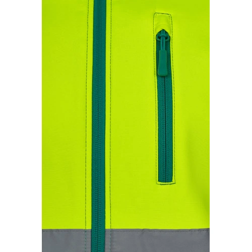 Chaqueta soft shell bicolor (280 g/m²), con forro polar y membrana de TPU, en poliéster (96%) y elastano (4%) ref 36144