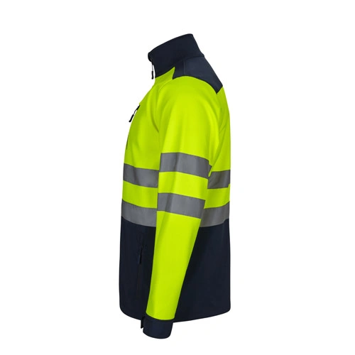 Chaqueta soft shell bicolor (280g/m²), con forro polar y membrana de TPU, en poliéster (96%) y elastano (4%) ref 36145