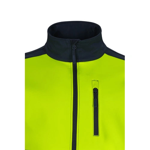 Chaqueta soft shell bicolor (280g/m²), con forro polar y membrana de TPU, en poliéster (96%) y elastano (4%) ref 36145