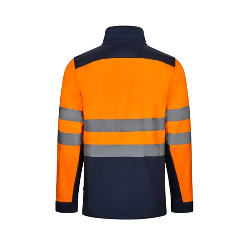 Chaqueta soft shell bicolor (280g/m²), con forro polar y membrana de TPU, en poliéster (96%) y elastano (4%) ref 36145