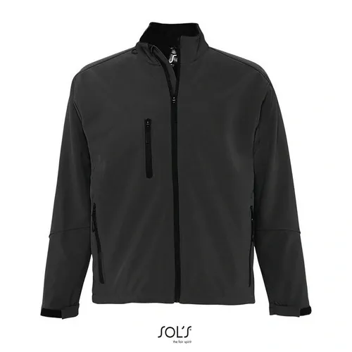 Chaqueta Softshell Hombre Impermeable y Transpirable ref S46600 - Antracita
