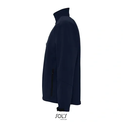Chaqueta Softshell Hombre Impermeable y Transpirable ref S46600 - Azul Profundo Side