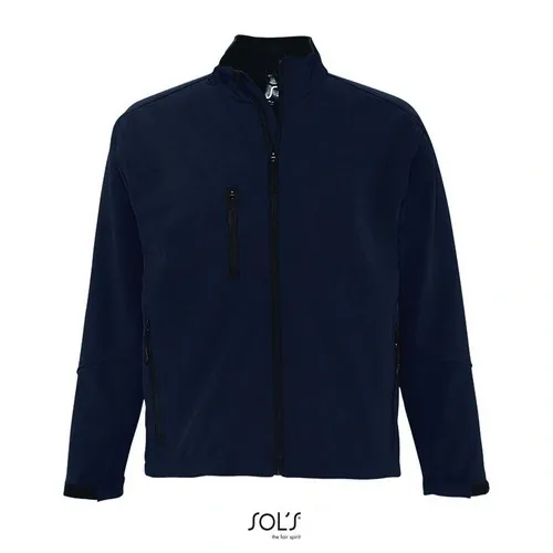 Chaqueta Softshell Hombre Impermeable y Transpirable ref S46600 - Azul Profundo