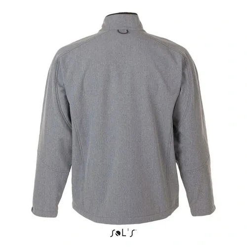 Chaqueta Softshell Hombre Impermeable y Transpirable ref S46600 - Back Gris Jaspeado