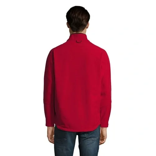 Chaqueta Softshell Hombre Impermeable y Transpirable ref S46600 - Back Rojo Chili