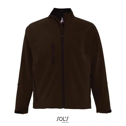 Chaqueta Softshell Hombre Impermeable y Transpirable ref S46600 - Chocolate Oscuro