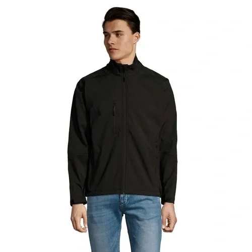 Chaqueta Softshell Hombre Impermeable y Transpirable ref S46600 - Front Negronegro Opaco
