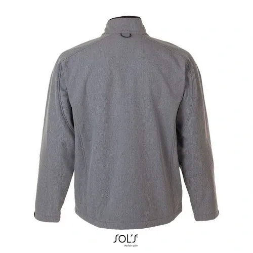 Chaqueta Softshell Hombre Impermeable y Transpirable ref S46600 - Gris Mezcla Back