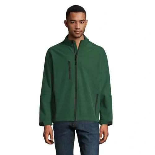 Chaqueta Softshell Hombre Impermeable y Transpirable ref S46600 - Verde Botella Oscuro