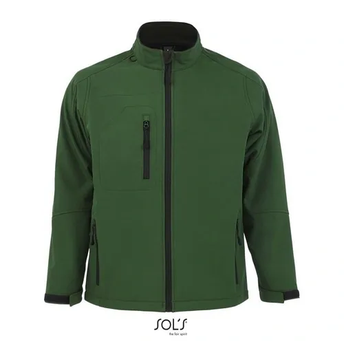 Chaqueta Softshell Hombre Impermeable y Transpirable ref S46600 - Verde Botella