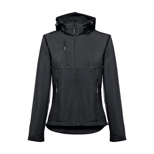 Chaqueta softshell para mujer, con capucha removible ref 30181
