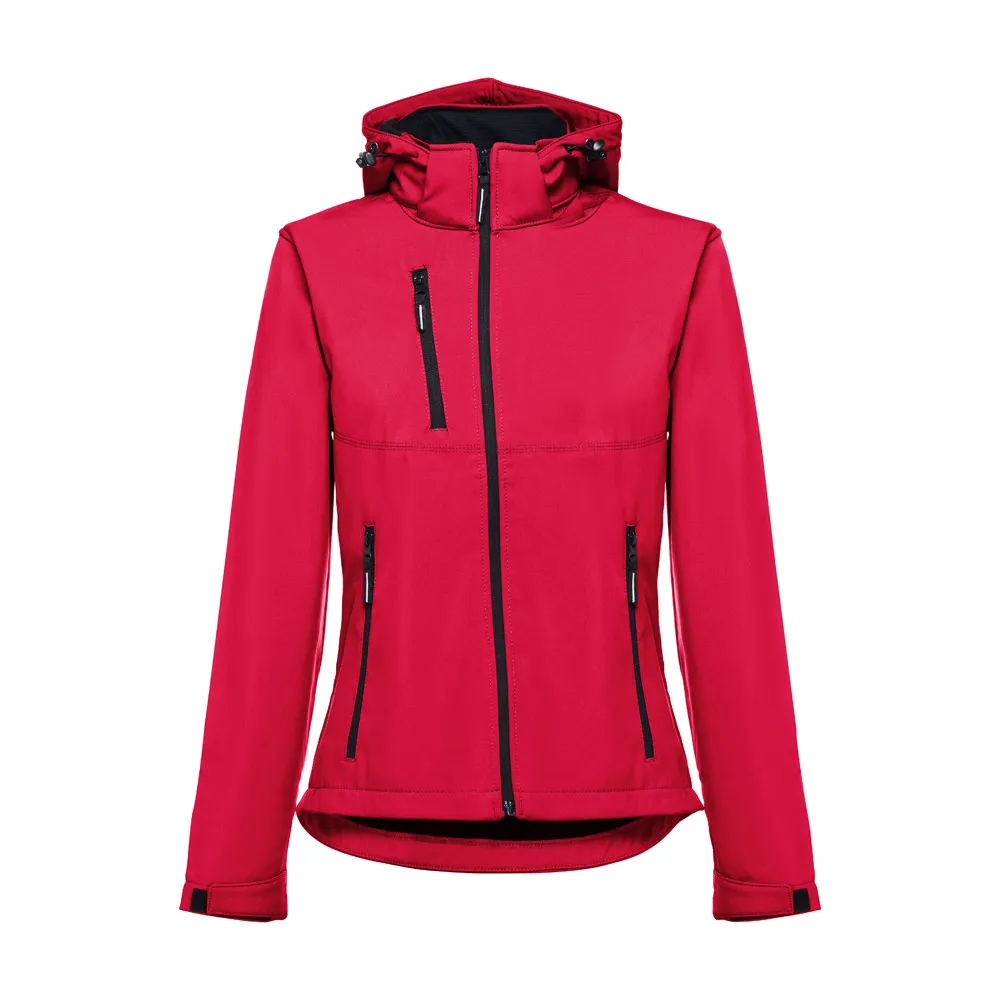 Chaqueta softshell para mujer, con capucha removible ref 30181