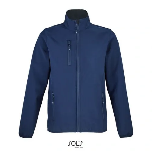 Chaqueta softshell mujer impermeable y reciclada ref S03828 - Azul Profundo