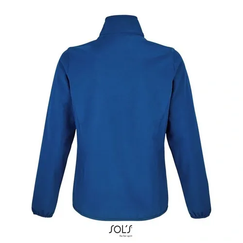 Chaqueta softshell mujer impermeable y reciclada ref S03828 - Azul Royal Back