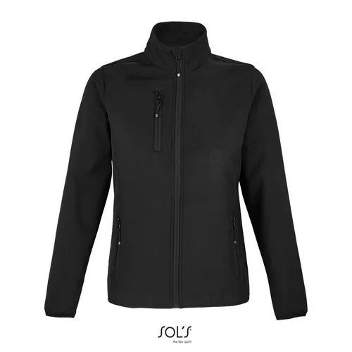 Chaqueta softshell mujer impermeable y reciclada ref S03828 - Negro