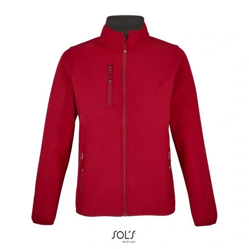 Chaqueta softshell mujer impermeable y reciclada ref S03828 - Rojo Chili