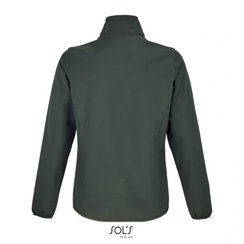 Chaqueta softshell mujer impermeable y reciclada ref S03828 - Verde Bosque Back