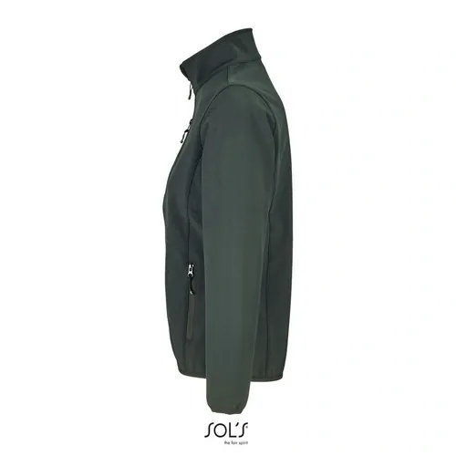 Chaqueta softshell mujer impermeable y reciclada ref S03828 - Verde Bosque Side