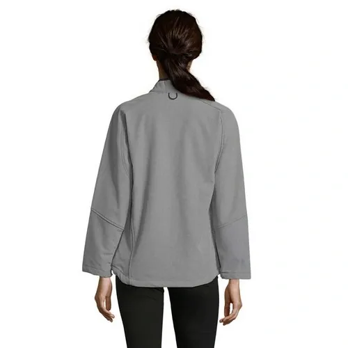 Chaqueta Softshell Mujer Impermeable y Transpirable ref S46800 - Back Gris Jaspeado