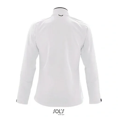Chaqueta Softshell Mujer Impermeable y Transpirable ref S46800 - Blanco Back