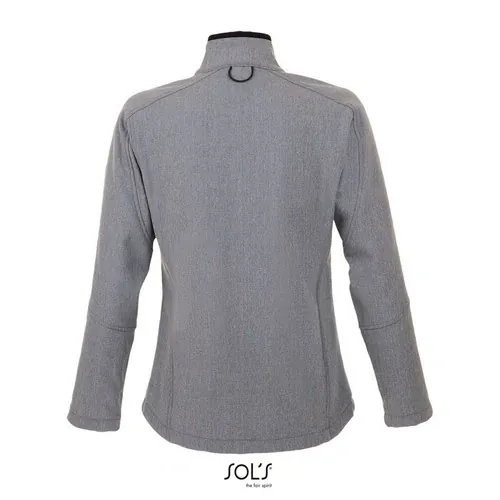 Chaqueta Softshell Mujer Impermeable y Transpirable ref S46800 - Gris Mezcla Back