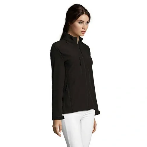 Chaqueta Softshell Mujer Impermeable y Transpirable ref S46800 - Side Negronegro Opaco