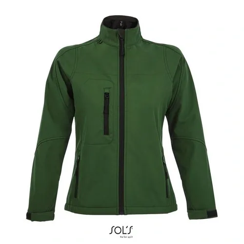 Chaqueta Softshell Mujer Impermeable y Transpirable ref S46800 - Verde Botella