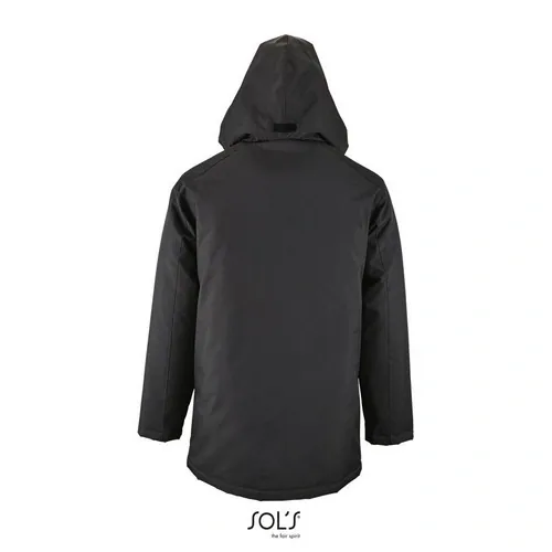 Chaqueta unisex SOLS ROBYN con forro acolchado ref S02109 - Antracita Back