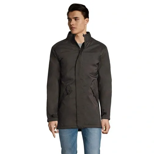 Chaqueta unisex SOLS ROBYN con forro acolchado ref S02109 - Front Gris Carbon