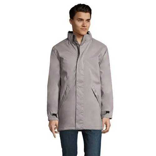 Chaqueta unisex SOLS ROBYN con forro acolchado ref S02109 - Front Metal Grey