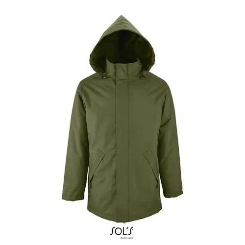 Chaqueta unisex SOLS ROBYN con forro acolchado ref S02109 - Front Verde Botella