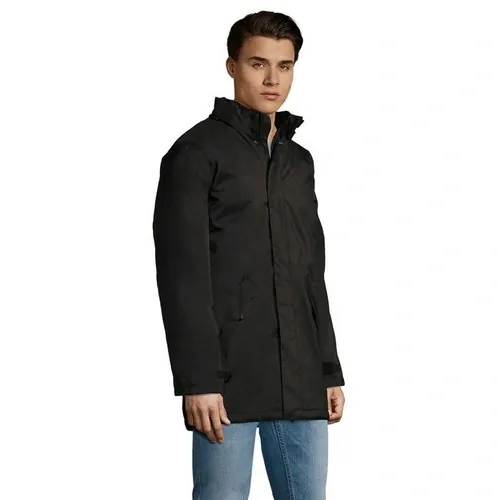 Chaqueta unisex SOLS ROBYN con forro acolchado ref S02109 - Side Negronegro Opaco