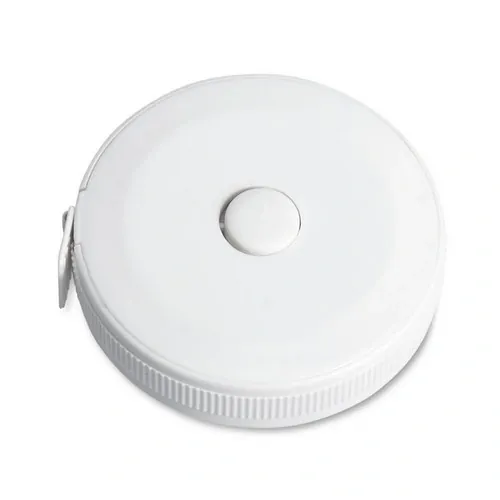 Cinta métrica redonda 1 metro con pulsador ref MO8219 - Back Blanco