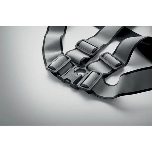 Chaleco reflectante ajustable 360 bandas plateadas ref MO2405
