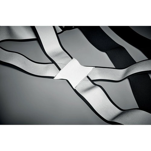 Chaleco reflectante ajustable 360 bandas plateadas ref MO2405