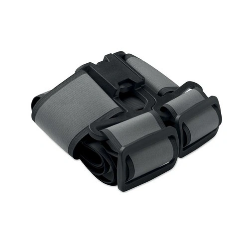Chaleco reflectante ajustable 360 bandas plateadas ref MO2405