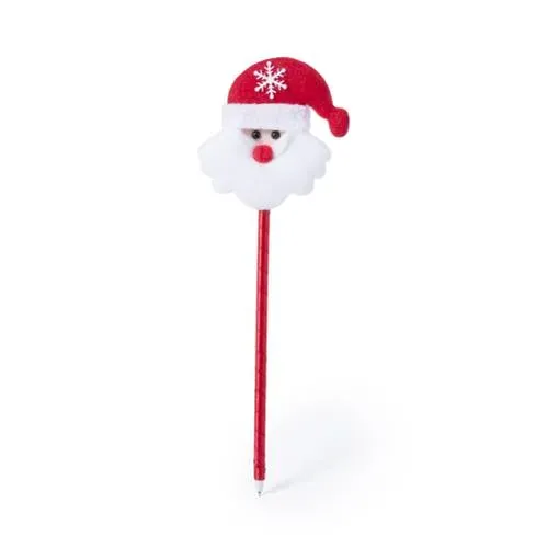 Bolígrafo navideño diseño original metalizado ref 5466 - Papa Noel