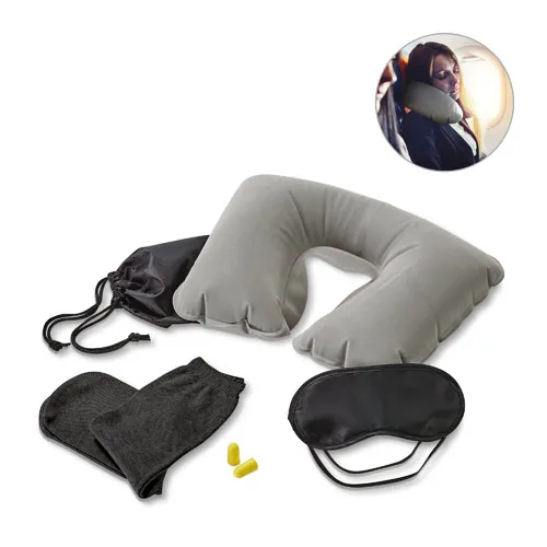 Conjunto de viaje con almohada hinchable ref 98197