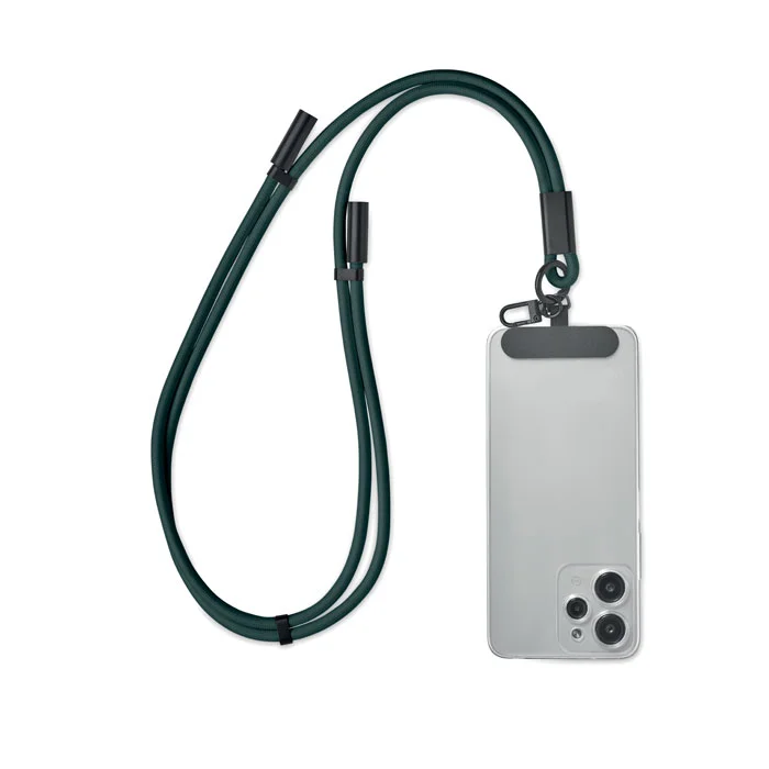 Cordon de carga y datos 60 W tipo C en RPET ref MO2618 - Back Verde Oscuro