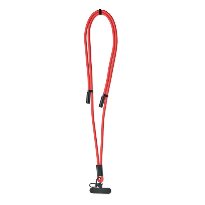 Cordon de carga y datos 60 W tipo C en RPET ref MO2618 - Rojo Side