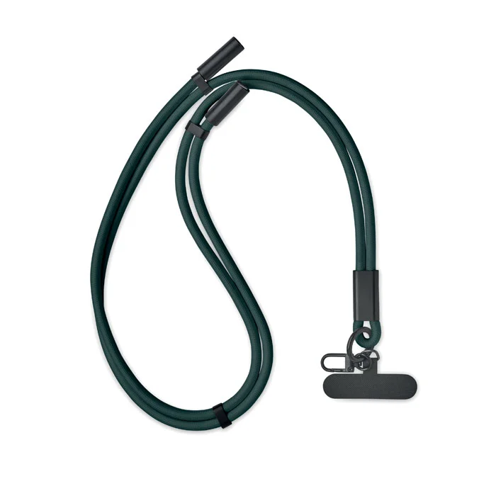 Cordon de carga y datos 60 W tipo C en RPET ref MO2618 - Verde Oscuro