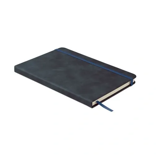 Cuaderno A5 ahumado con tapa dura y papel reciclado ref MO2664 - Azul