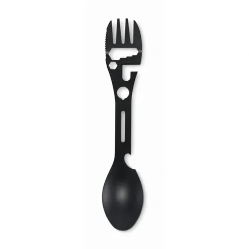 Cubiertos multiherramientas Mutool personalizables para eventos ref MO2862 - Side Negro