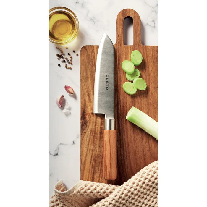 Cuchillo de chef con mango de haya Slice ref mo3157 - Plata 00