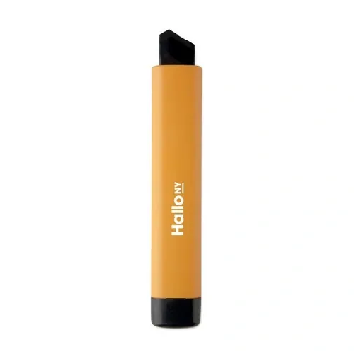Cúter retráctil grande blade con cuchillas de repuesto ref MO2769 - Amarillo Printed