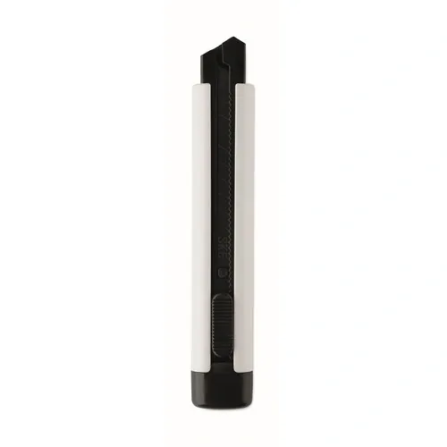 Cúter retráctil grande blade con cuchillas de repuesto ref MO2769 - Back Blanco